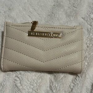 Halston Cream wallet NWT